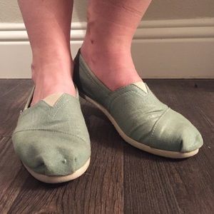 Toms Classic Metallic/Glimmer Mint Green